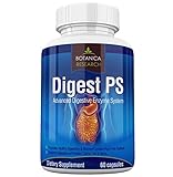 Digest PS: Advanced Digestive Multi Enzymes Support Supplement - Daily Essential Digestion System Cleanse: Bromelain, Lipase, Amylase, Lactase, Protease, Pectinase, Peptidase Vegetarian Capsule Pills