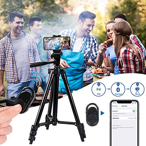 Vosscoss Handy-Stativ, 106 cm (42 Zoll) für iPhone, Smartphone, leichtes Reisestativ, DSLR-Digitalkameras-Ständer mit… – Bild 7