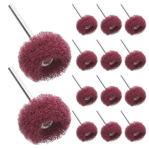 Brosse abrasive rotative 3 mm nylon double couche bois métal - 2