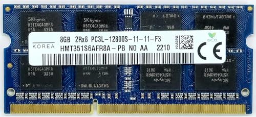 Image of 8GB DDR3L-1600Mhz SODIMM Laptop RAM Memory PC3L-12800S HMT41GS6AFR8A-PB 1.35v 204Pins Compatible with SK Hynix Memory Module (3 Year Warranty)