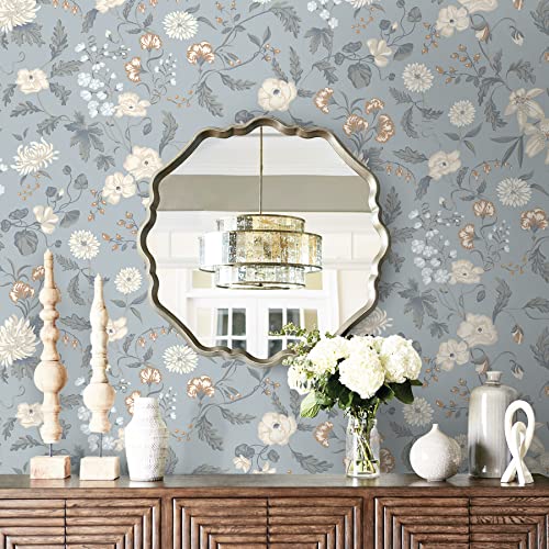 Heloho 15.35" X 394" Vintage Floral Wallpaper For Bedroom Peel And Stick Self Adhesive Removable Wallpaper Waterproof Contact Paper For Living Room Bedroom Decor #TOP6