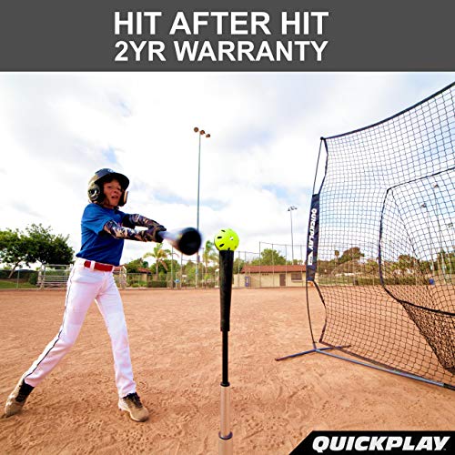Quickplay Baseball Indestructiballs | Heavy-Duty Training Balls | Long Lasting Limited Flight High Impact Balls | Ultra-Durable Training Balls (Baseball Size (Pack Of 12)) #TOP3