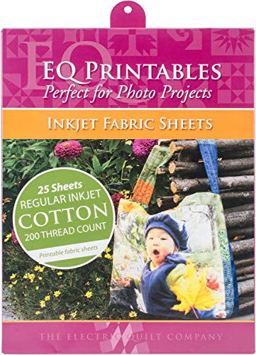 EQ Printables: 25 Inkjet Fabric Sheets