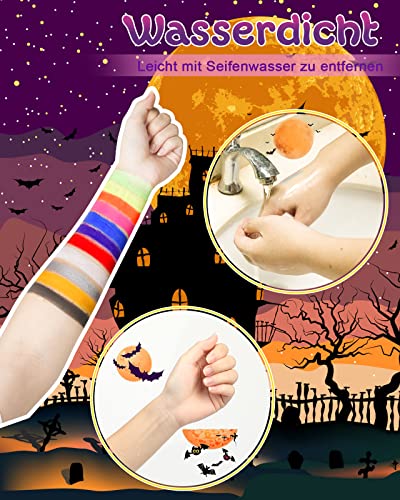 Lictin Face Body Painting Kit, 26 Colors Rainbow Body Paint for Kids Adults, Safe & Non-Toxic Water Based Split Cake Face Paint Palette, Party Makeup Set for Halloween Christmas Cosplay - Thumbnail 5