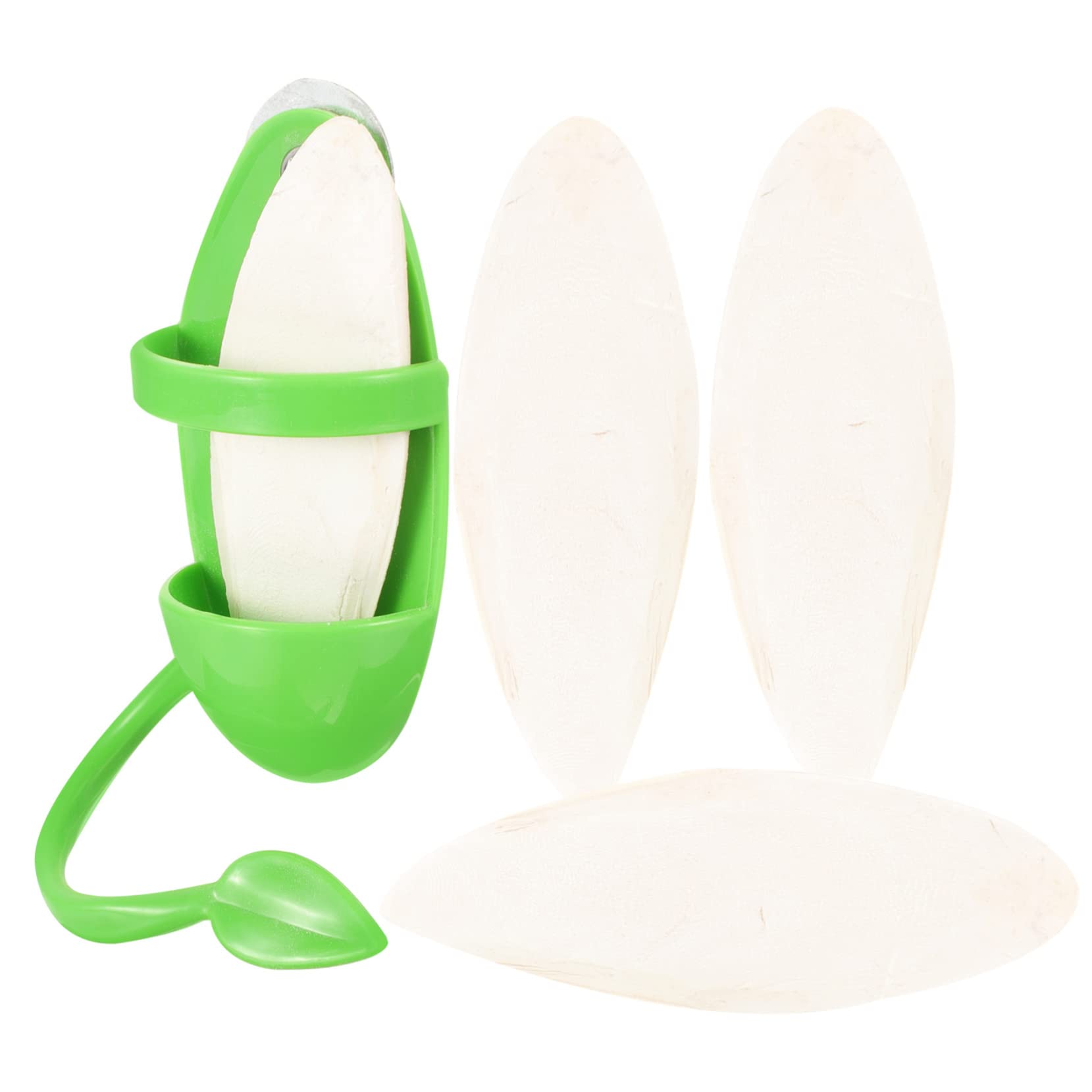 5 Juegos Soporte de Comida para Loros Soporte de alimentación de Jaula de pájaros Sepia para Jaula pájaros Comida Juguete comedero para cacatúas Suministros para Mascotas Kisangel