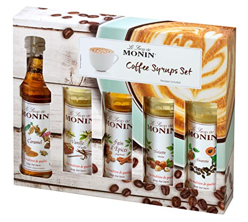 Monin Coffee Syrup Gift Set 5 x 5cl