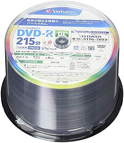Amazon.co.jp: バーベイタムジャパン(Verbatim Japan) 1回録画用 DVD-R 