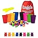 Colorful Counting Bears with Matching Cups - Sort, Count & Color Recognition Learning Toy for Toddler & Kids - Montessori Education - Preschool Game