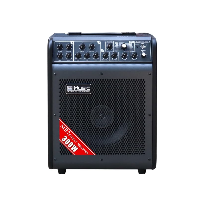 COOLMUSICMR2 Street Monster 6-Channel 300-Watt Battery Powered Amplifier