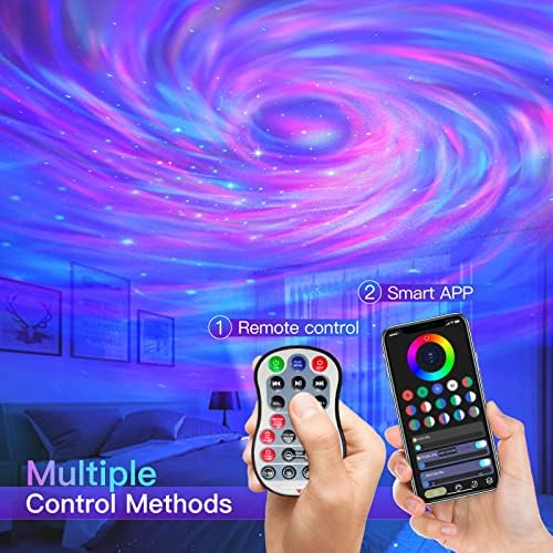 Star Projector Night Light for Kids, Galaxy Projector Lamp with Sleep Aid Music, LED Light for Girl’s Bedroom Decor, Rechargeable Battery Power, Smart App/Remote Control, Birthday Gift Toy 6 51DkVh537eL. AC