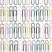 JAM PAPER Colorful Jumbo Paper Clips - Large 2 Inch - Assorted Paperclips - 10/Pack