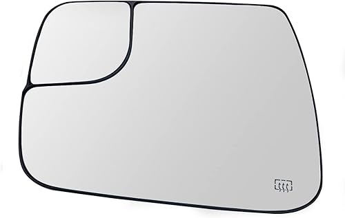 Miniatura 1 de Espejo convexo con calefacción lateral izquierdo del conductor para Dodge Ram 1500 2019 2020 2021  Espejo lateral Ram 1500 con soporte trasero