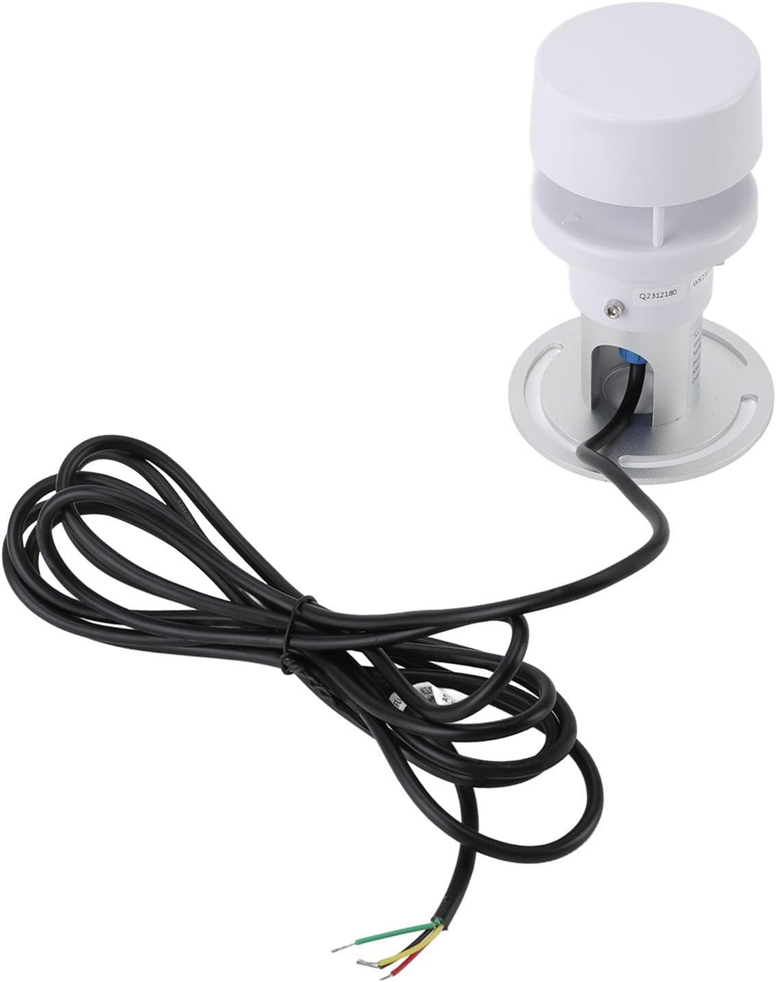 Pilipane Weather Environment Sensor 5 in 1 RS485 Signal Wind Speed Wind Direction Temperature Humidity Pressure Micro Weather Sensor DC9V 30V for Agricultural Meteorology Intelligent