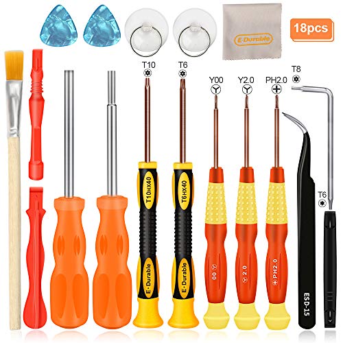 E.Durable Triwing Screwdriver for Nintendo, 18in1 Professional Full Tri wing Security Screwdrivers Gamebit