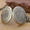 to My Son Pocket Watch Classic Vintage Pocket Watches and Chain Timeless Keepsake Gift for Birthdays Graduations and Milestones #3