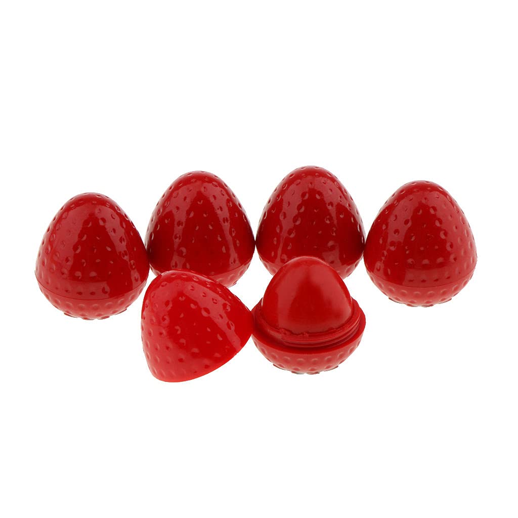 Newmind 5pcs Strawberry Flavor Moisturizing Lip Balm Cream Long : Beauty & Personal Care