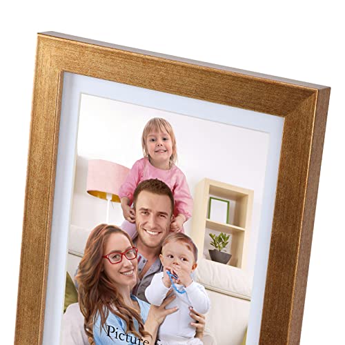 Giftgarden 5X7 Picture Frame Set Of 4 Antique Gold, 6X8 Matted To 5 X 7 Photo With Mat Or 6 X 8 Without Mat For Wall Or Tabletop Display #TOP1