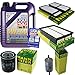Produktbild QR-PARTS 69379211 Filter Set Inspektionspaket 5 Liter Motoröl Leichtlauf High Tech 5W-40 MANN-FILTER Innenraumfilter Kraftstofffilter Luftfilter Ölfilter