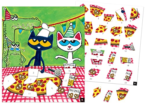 Image of Teacher Created Resources Pete the Cat Modern Mosaics Stick to the Numbers (EP60242)