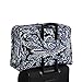 Vera Bradley Women's Cotton Grand Weekender Travel Bag, Deep Night Paisley, One Size