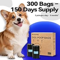 Dog Poop Bags 300 Count Leak Proof Easy Tear 15 Rolls Dog Waste Bags — image 4