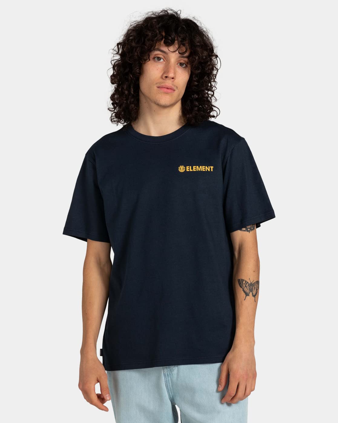 Element Blazin Chest - T-Shirt - Men - Blue.