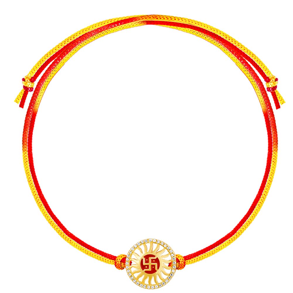 GIVA 925 Silver Swastik Golden Rakhi | Gifts for Men and Boys | Quirky Rakshabandhan Rakhi for Brother | Silver Rakhi for Boys & Men With Certificate of Authenticity and 925 Stamp (B0CB635L2V) Amazon Price History, Amazon Price Tracker