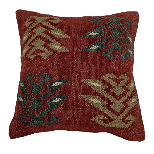 Trade Star Kilim Cushion Cover 70% Jute 30% Wool Square