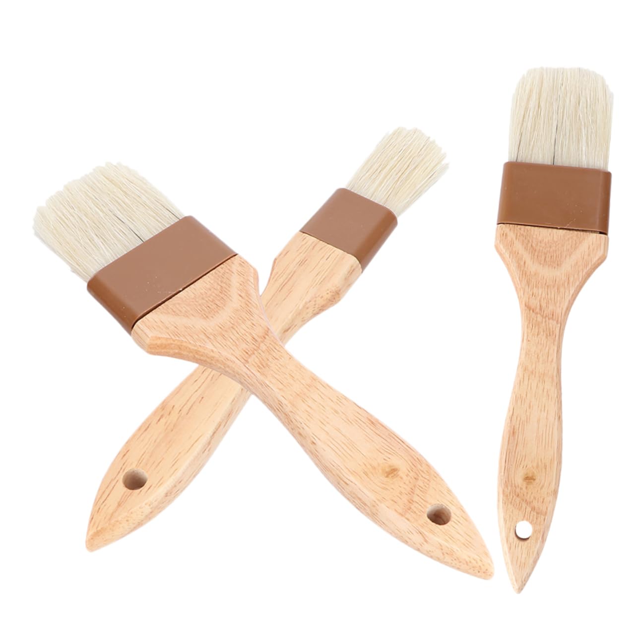 OFFSCH Cooking Oil Brush Set 3pcs Bristle Barbecue Grilling Oil Brush Bbq Grill for Cooking