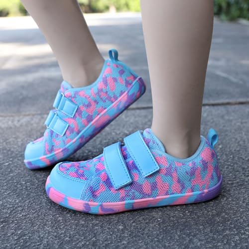 SECHRITE Kids Wide Barefoot Shoes Wide Toe Box Girls Boys Minimalist Sneakers | Zero Drop Sole | Splay Naturally Walking Running Shoes for Little/Big Kid4