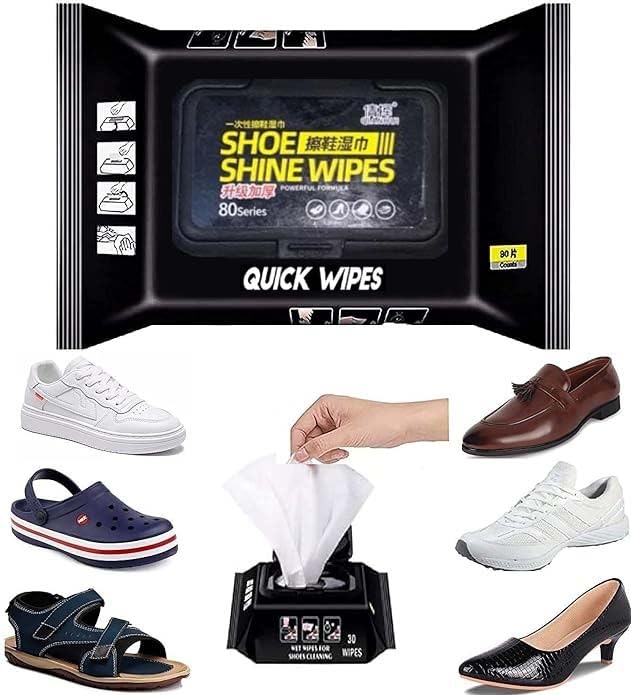 Yatee Sneaker & Shoe Cleaner Wipes - Portable Sneakers Cleaner Shoe Wipes Quickly Remove Dirt & Stains - These Disposable Shoe Cleaning Wipes Can Be Used On Footwear (Packs of 1, 80 Pc) White (B0D7SP6FFX) Amazon Price History, Amazon Price Tracker