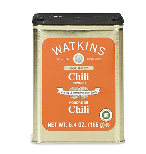 Image of Watkins All Natural Gourmet Chili Powder Spice Tin, 5.4 Ounces, 6 Count