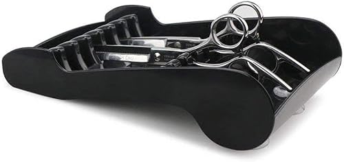 Miniatura 4 de GardenHelper Soporte profesional para tijeras de peluquería, organizador de tijeras de peluquería, bandeja de almacenamiento de tijeras de ABS,