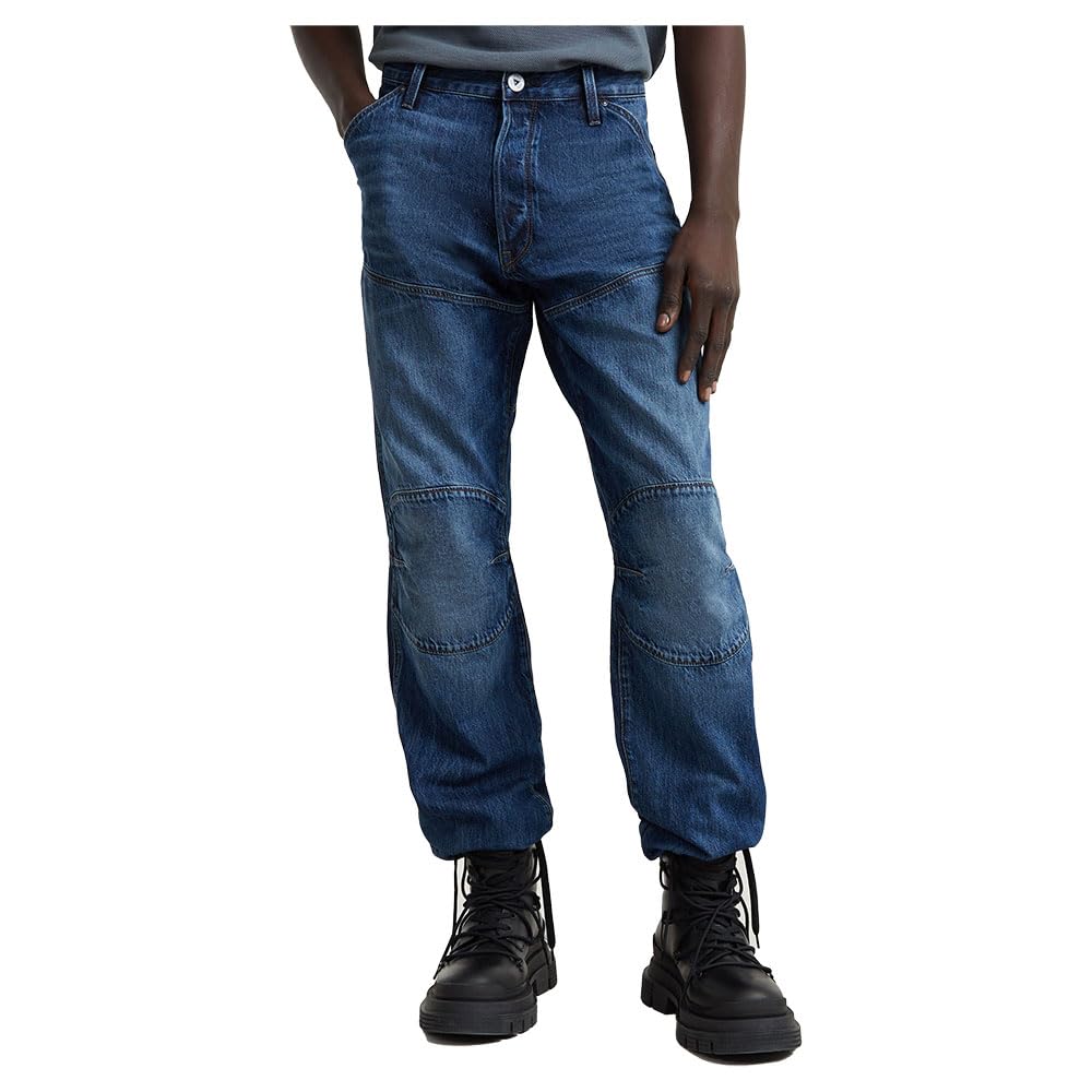 G-Star Men's Blue (Worn In Waterspouts D23699-D536-G804) G-Star Elwood 3D Regular Jeans, 29W / 34L