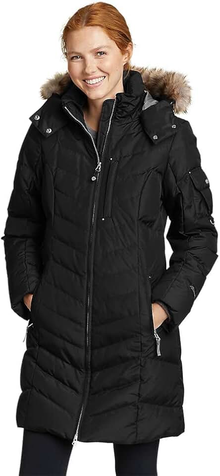 Eddie Bauer Women's Eddie Bauer Women's Sun Valley Down Parka, Black, 1x, Plus