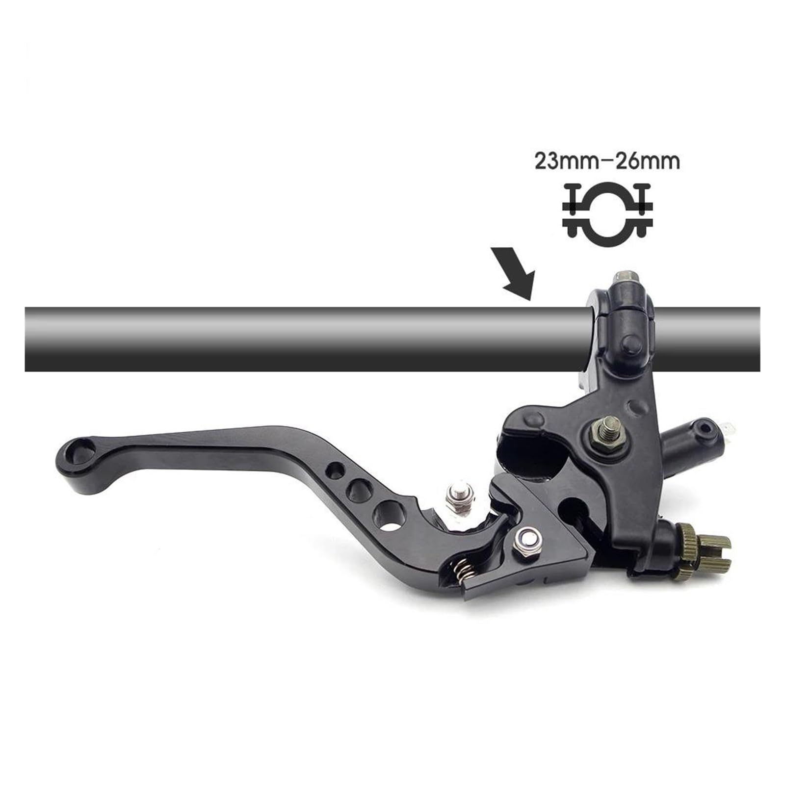 Hoofdremcilinder Hevels Remhendels 1 Paar 7/8 `` (22mm) Universele Motorfiets Rem Koppeling Hoofdremcilinder Reservoir Hevels(Rood