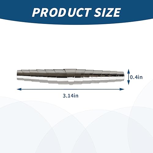 Miniatura 5 de 10 muelles de repuesto de 3.14 pulgadas para tijeras de podar de jardín, muelle de repuesto de acero inoxidable