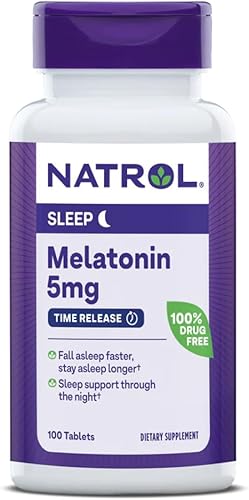 Natrol Melatonina Melatonina Liberación Tiempo, 90 Tabletas