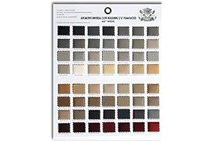 Premium Automotive Headliner Fabric: 3/16 Inch Foam Backed, 60 Inch Wide, Swatch Catalogue