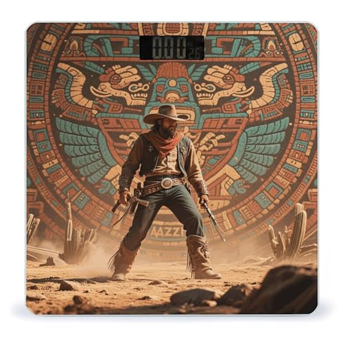 Báscula digital de baño Aztec Western con pantalla LED miniatura 1