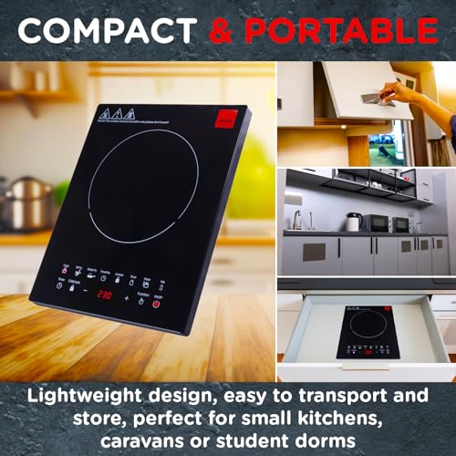 Sensio Home Electric Induction Cooktop with Timer & Safety Features - Image 6
