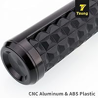 Vista 4 de TSUNG Empuñaduras de manillar 1 pulgada motocicleta 25MM acelerador mano agarre