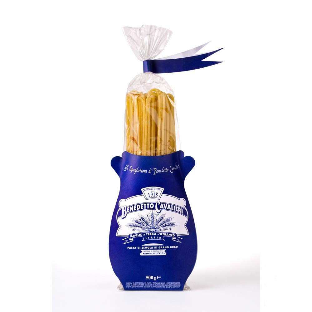 BOX DEGUSTAZIONE LU SOLE PASTA CAVALIERI SPAGHETTONI - RUOTE PAZZE - RIGATONI - MEZZE MANICHE - LINGUINE - FUSILLI PASTA DI SEMOLA DI GRANO DURO - PRODOTTO ARTIGIANALE MADE IN SALENTO (6 X 500gr)