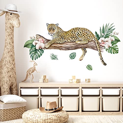 Vinilo Decorativo Yovkky Cheetah Leopardo 35x16 pulgadas miniatura 6