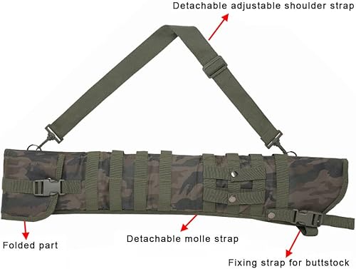 Miniatura 3 de Kylebooker Funda táctica para rifle de escopeta de 34 pulgadas