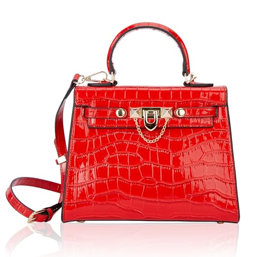 Leather Crossbody Bag and Purses for Women - Luxury Shoulder Handbags with Adjustable Strap Cross Body Bag