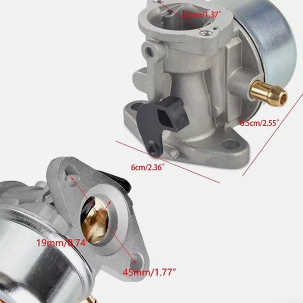 StarRing Parti di ricambio Kit filtro aria carburatore per 799868 base detergente per 498170 799872 694202, parti del motore, include tubo carburante e guarnizioni filtro aria
