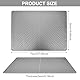 Katzenklo Matte70x50CM, Silikon Katzenstreu Matte, Katzenmatte Schichte Non-Slip Wasserdichte, Schichte Katzentoilette Matte, Leicht zu Reinigen Rutschfeste Katzenklomatte zur Streukontrolle (Grau)