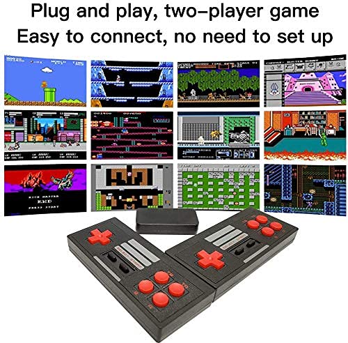 Image of Retro Plug and Play Video Game Console Mario Contra Mickey Mouse AV Output Mini NES Console 620 in 1 Built-in Video Games with 2 Controllers Game for Kids
