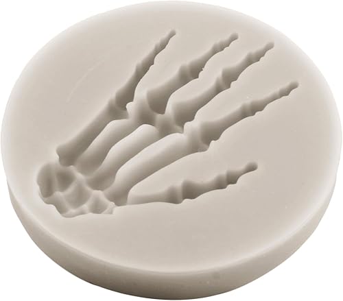 Miniatura 9 de Moldes de silicona para magdalenas de Halloween, diseño de esqueleto, cráneo, araña, mano, hueso, para Halloween, fiesta, pasta, pastel, caramelo,